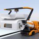 Industrial 3D Printed Home with Concrete Mixer Truck